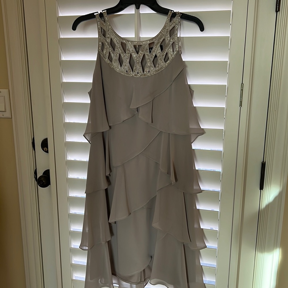 Vintage cocktail dress by SL Fashions with beaded accent